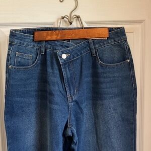 XL Cider Blue Denim Jeans NWT New Wide Leg